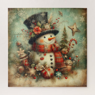Altes Weihnachtsrätsel Puzzle