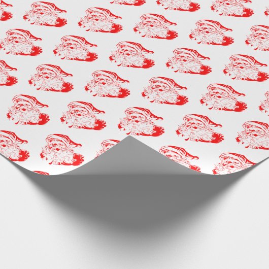 Altes Weihnachtswrapping Papier Geschenkpapier (Ecke)