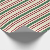 Altes Weihnachtswrapping Papier Geschenkpapier (Ecke)