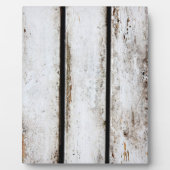Altes weißes Holz Fotoplatte (Vorderseite)