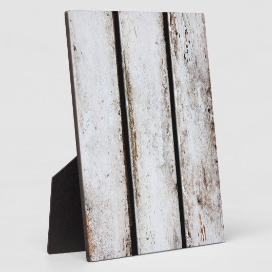 Altes weißes Holz Fotoplatte (Seite)