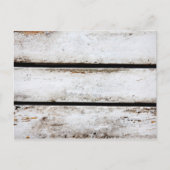 Altes weißes Holz Postkarte (Vorderseite)