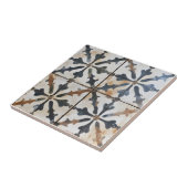 Altes weißes italienisches Fliesenmuster Fliese (Seite)