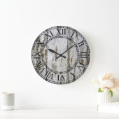 Altes Weißwaschholz Große Wanduhr (Zuhause)