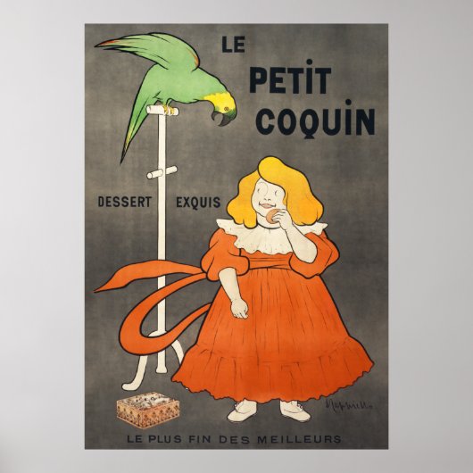 Altes Werbeplakat für Kekse Poster (Vorne)