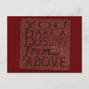 Altes West Postkartensegnen Postkarte