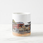 Altes Westeisenbahn-Depot Kaffeetasse (Mittel)
