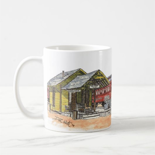 Altes Westeisenbahn-Depot Kaffeetasse (Links)