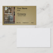 Altes Western-Stadtspeicher-Portal Visitenkarte (Vorne/Hinten)