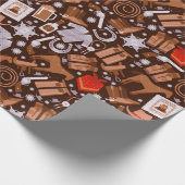 Altes Westland Geschenkpapier (Ecke)