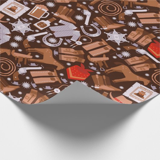 Altes Westland Geschenkpapier (Ecke)