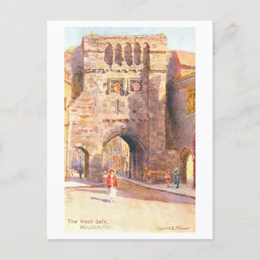 Altes Westtor, Winchester Postkarte (Vorderseite)