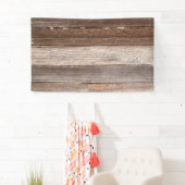 Altes Wetterholz Außenwand eines Bauernhauses Banner (Insitu)