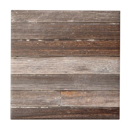 Altes Wetterholz Außenwand eines Bauernhauses Fliese (Vorderseite)