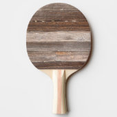 Altes Wetterholz Außenwand eines Bauernhauses Tischtennis Schläger (Rückseite)