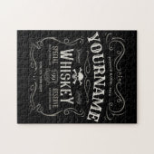 Altes Whiskey-Etikett Personalisierte Vintage Liqu Puzzle (Horizontal)