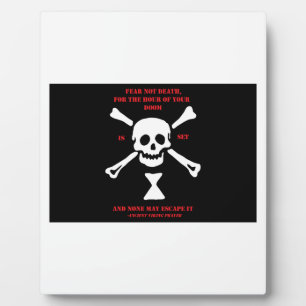 Altes Wikingergebet...Angst nicht Tod Fotoplatte