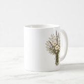 Altes Wildblumenbouquet Kaffeetasse (VorderseiteRechts)