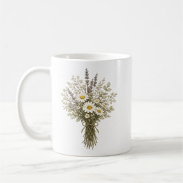 Altes Wildblumenbouquet Kaffeetasse