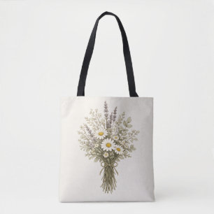 Altes Wildblumenbouquet Tasche