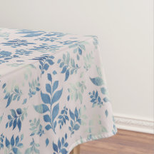 Altes Willow Leaf Blauer Blumenstrauß