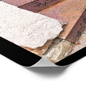 Altes Windtreppe Foto Poster (Ecke)