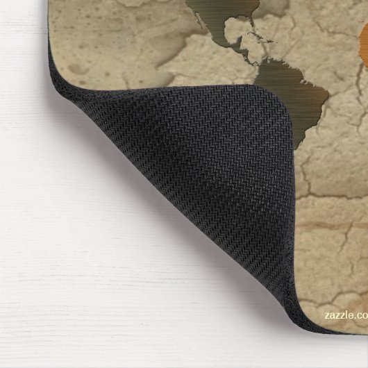 Altes World Map Designer-Geschenk Mousepad (Ecke)