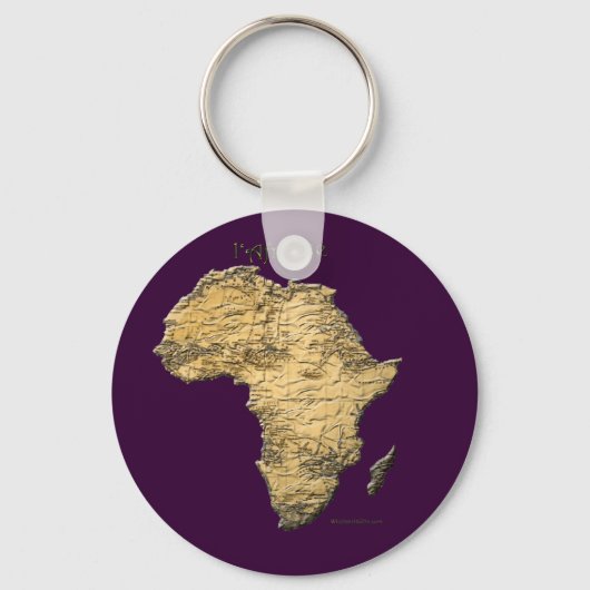 Altes World Map Designer-Geschenk Schlüsselanhänger (Vorderseite)