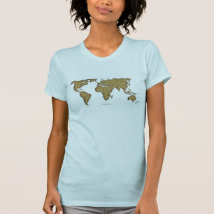 Altes World Map Designer-Geschenk T-Shirt