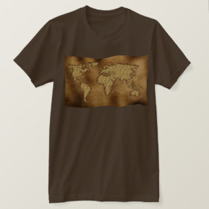 Altes World Map Designer-Geschenk T-Shirt
