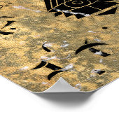 Altes Zauberbuch Poster (Ecke)