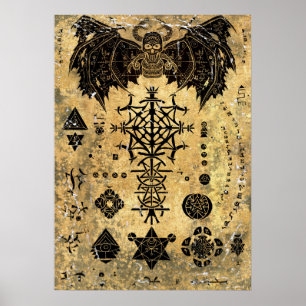 Altes Zauberbuch Poster