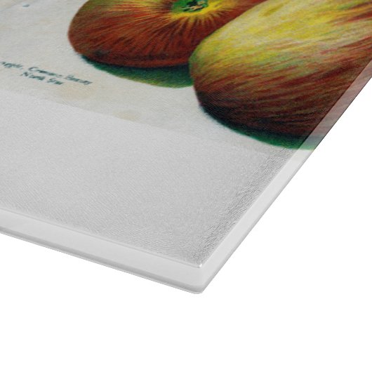 Altes Zeit-Apfel-Glasschneiden-Brett Schneidebrett (Ecke)