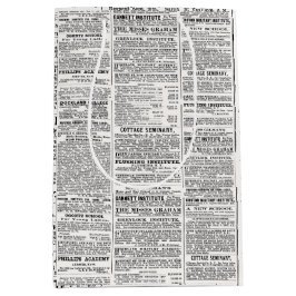 Altes Zeitungsdesign Mittlere Geschenktüte
