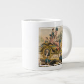 Altes Zirkusplakat mit Umzugsfloat Jumbo-Tasse (Vorderseite Rechts)