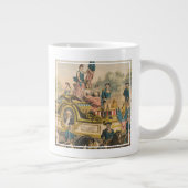 Altes Zirkusplakat mit Umzugsfloat Jumbo-Tasse (Rechts)