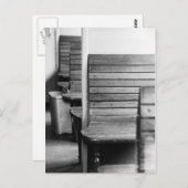 Altes Zugabteil Postkarte (Vorne/Hinten)