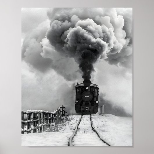 Altes Zugplakat Poster (Vorne)