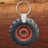 Altes Zugrad Schlüsselanhänger (Vorderseite)