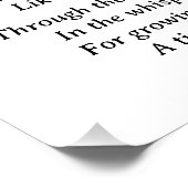 Altes Zusammentreffen Liebe Romantische Kunst Poster (Ecke)