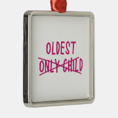 Älteste mit nur ausgekreuztem Kind Ornament Aus Metall (Rechts)
