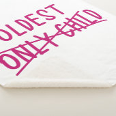 Älteste mit nur ausgekreuztem Kind Sherpadecke (3/4)