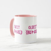 Älteste mit nur ausgekreuztem Kind Tasse (Vorderseite Links)