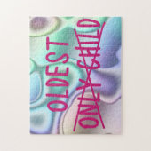 Älteste mit nur überkreuztem Kind Puzzle (Vertikal)