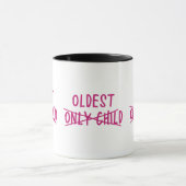 Älteste/r mit einzigem Kind durchgestrichen Tasse (Zentrum)