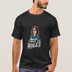 Älteste Schwester Ich Bestimme Die Regeln Lustige T-Shirt