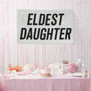 Älteste Tochter Trendleben einer Tochter lustig Banner