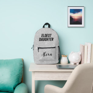 Älteste Tochter Trendleben einer Tochter lustig Bedruckter Rucksack