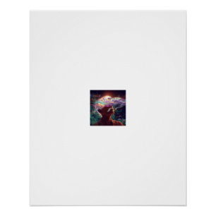 Ältester atmet kosmische Lichtwellen aus Poster