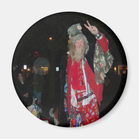 Ältester Hippie Woodstock, NY Magnet (Vorne)